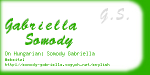 gabriella somody business card